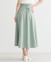 バックレースアップスカート