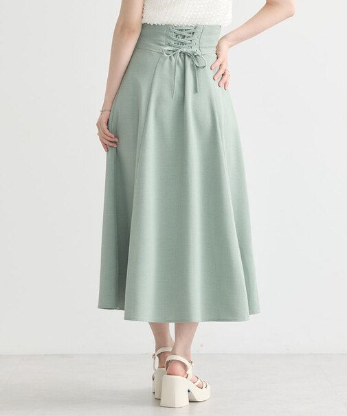 バックレースアップスカート