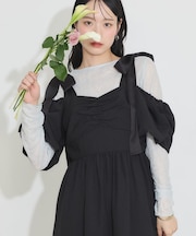 シアーレースプルオーバー