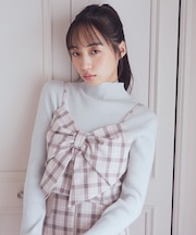 リボンドレープビスチェ
