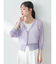 花柄シアーカーディガン