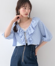 ラッフルカットショートボレロ