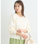 UVカット加工クルーネックニットカーディガン