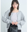 UVカット加工クルーネックニットカーディガン