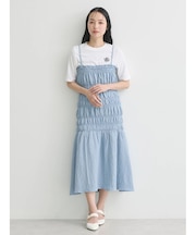 2wayシャーリングキャミワンピース