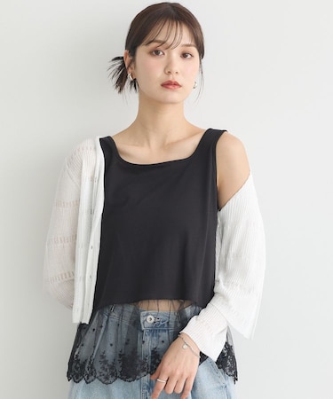 チュールレースヘムインナー