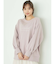 裏毛ロゴチュニック