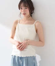 パールストラップキャミソール