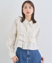 ティアードショートシャツ