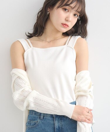 ホルターレースキャミソール