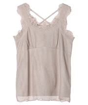 総レースキャミソール