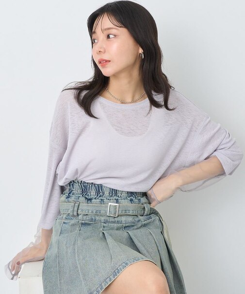 ラメシアースリーブプルオーバー