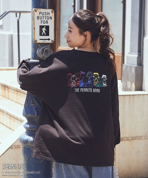 PEANUTS/earth ピーナッツギャングロンT