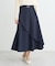 ベルト付きアシンメトリースカート