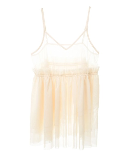 チュールティアードチュニック