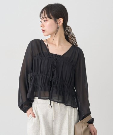 SET2点シアーシャーリングブラウス＋インナー