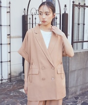 半袖サイドドロストジャケット