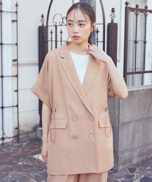 半袖サイドドロストジャケット