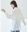 バックドロストオーバーシャツ
