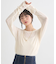 シャーリングスリーブシアープルオーバー