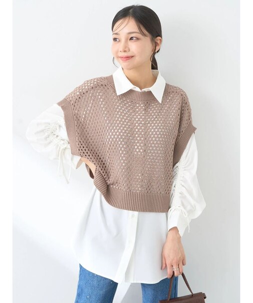 SET2点メッシュベスト+シャツ