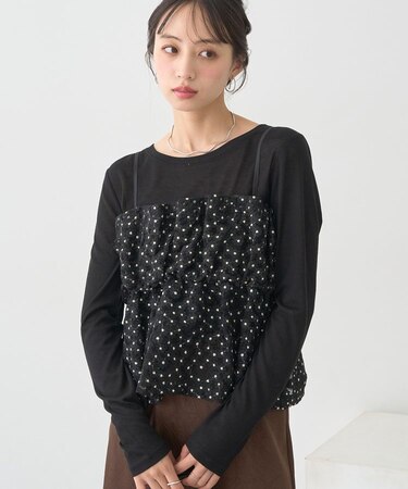 キラキラフラワー刺繍ビスチェ