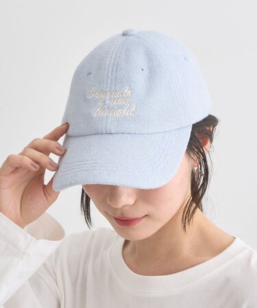 メッセージ刺繍パイルキャップ