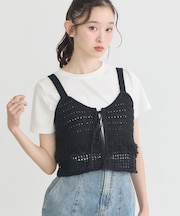 フリンジニットビスチェ