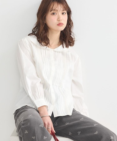 セーラーカラーブラウス