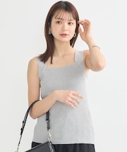 レイヤードニットタンクトップ