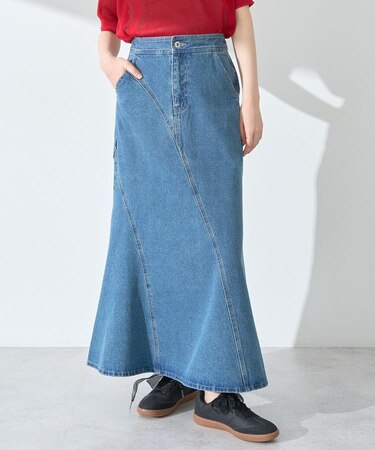 エスカルゴマーメイドデニムスカート