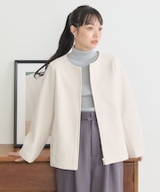 2Wayフードショートコート