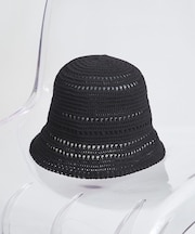 透かし編みサーモハット