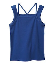 レイヤードカットタンクトップ