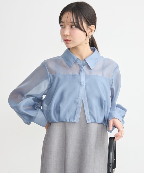 バルーンシアーショートシャツ