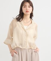 シアーショートシャツ