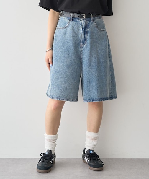 デニムハーフパンツ