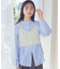 SET2点透かしニットビスチェ＋シャツ