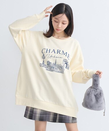 ウラケプリントプルオーバー