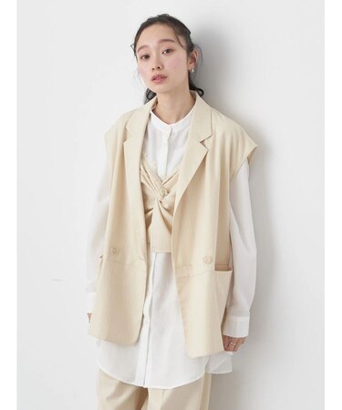 ピンストライプジレ