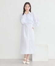 SET2点シャーリングビスチェ+シャツワンピース