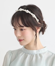 パールビジューカチューシャ