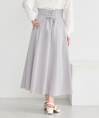 バックレースアップスカート