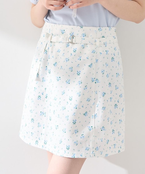 アソートベルト付きミニスカート