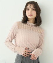 あったかレースプルオーバー