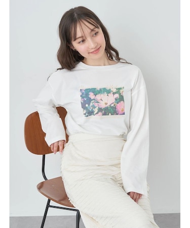 Flower　グラフィックロンT