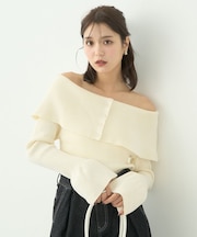 2Wayオフショルニットプルオーバー