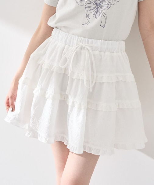 ティアードミニスカート