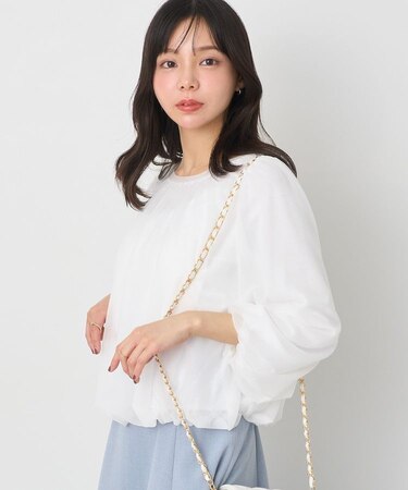 シアーバルーンプルオーバー