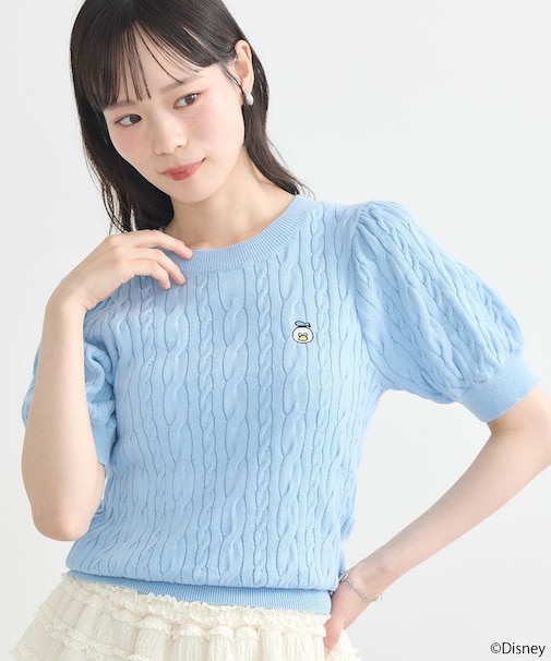 <Disney>松本セイジ 刺繍ニット